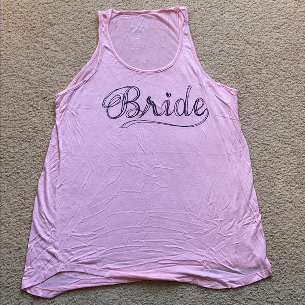 Pink “Bride” Tank